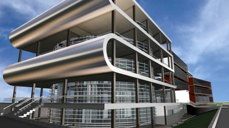 Cam Cephe Mimari Proje ve Bina Etüdü 1 alüminyum kompozit panel kaplama